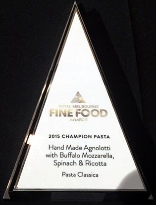 RMFFA 2015 Champion Pasta Trophy